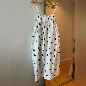 GANNI polka dot dress